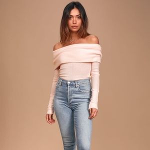 Free People Snow Bunny Long Sleeve Top